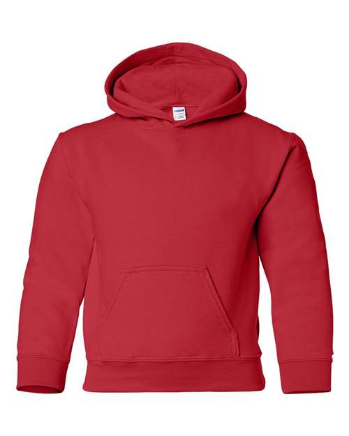 Youth Heavy Hoodie - Red