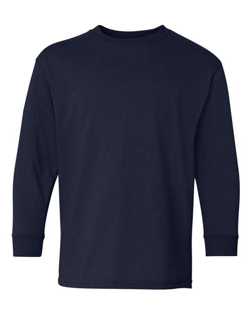 Youth Long Sleeve Shirt - Navy
