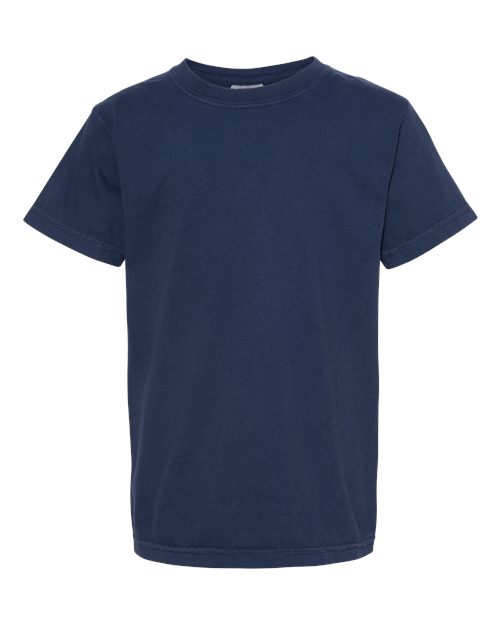 Youth Garment-Dyed T-Shirt - True Navy