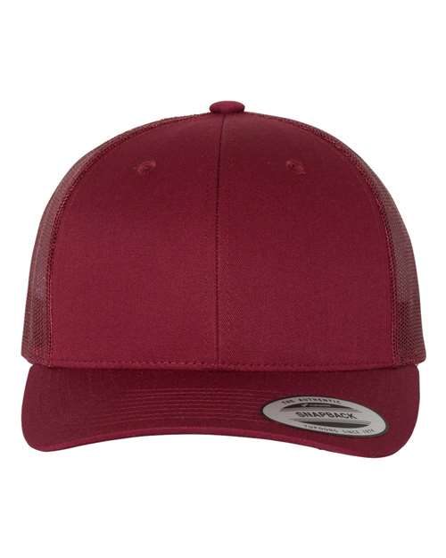 Retro Trucker Hat - Cranberry
