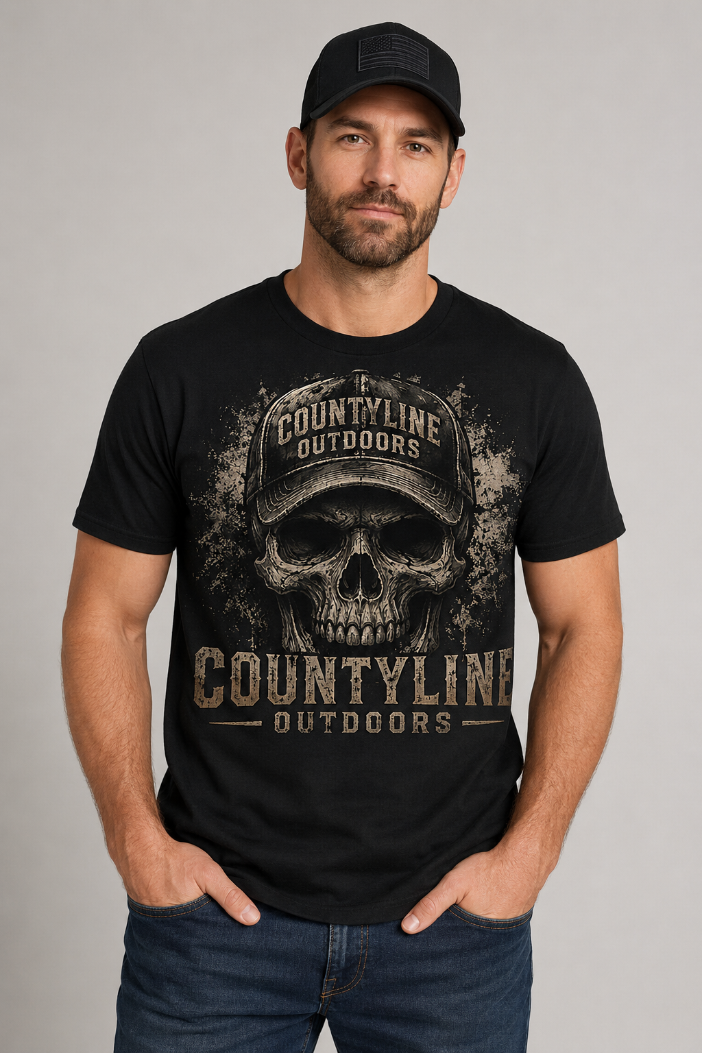 Countyline Outdoors Skull Graphic Tee