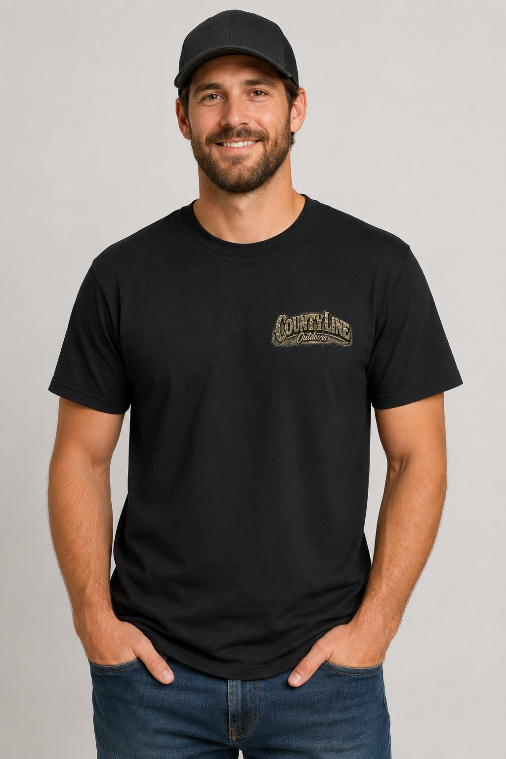 Countyline Outdoors Deer Skull Graphic Tee