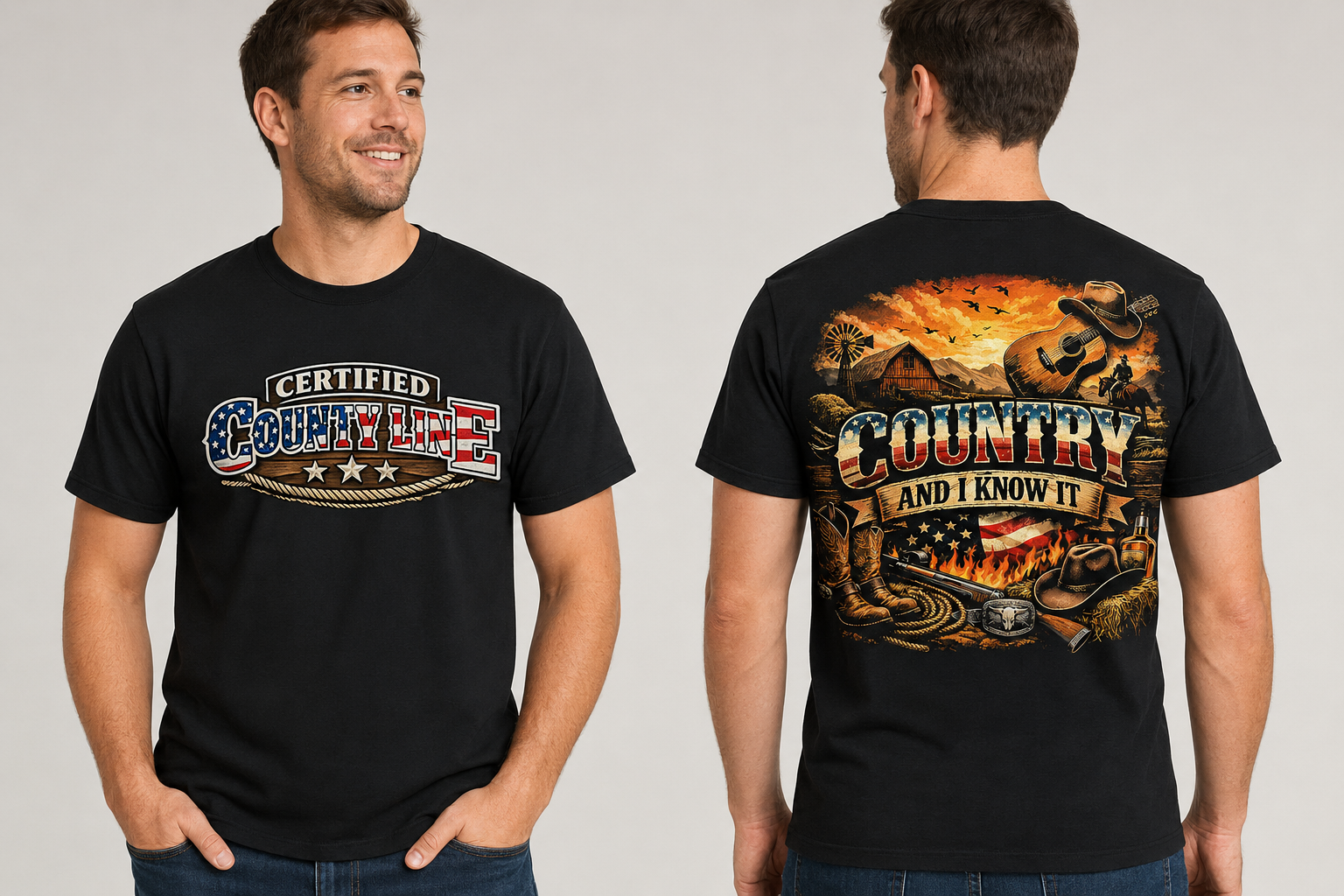 Country and I Know It Graphic Tee | Country Shirt | Countyline Outdoor T-Shirt