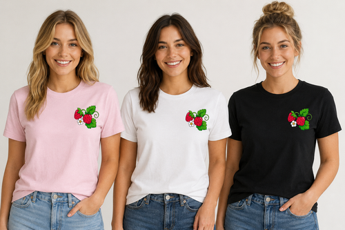 Berry Sweet Strawberry Girl T-Shirt